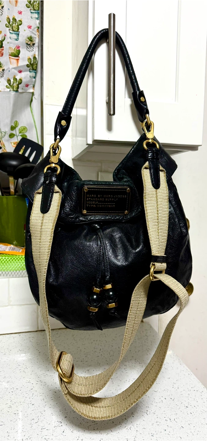 Marc by Marc Jacobs Q Hiller Leather Hobo Bag - photo 3