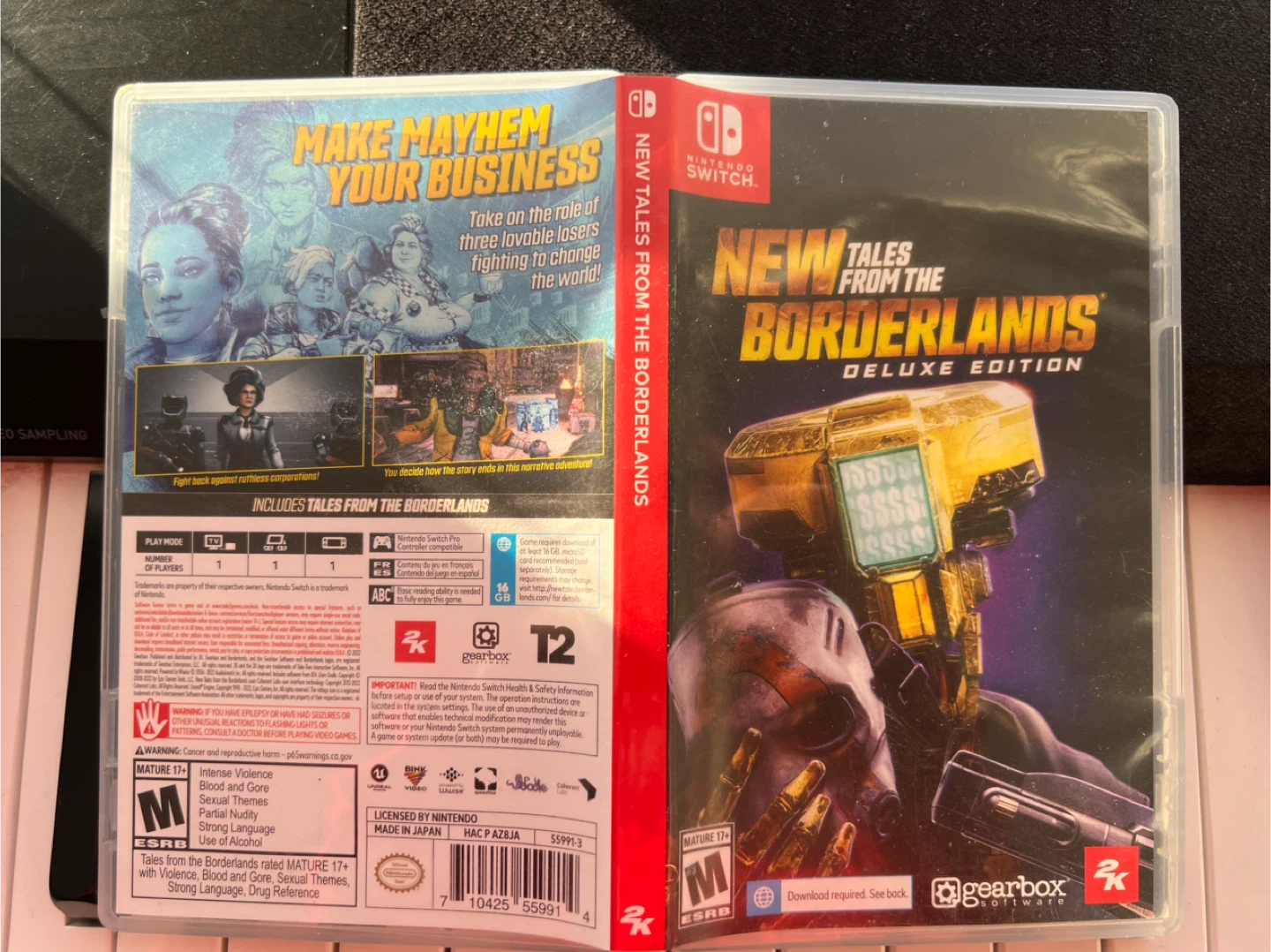New Tales from the Borderlands Deluxe Edition - Switch