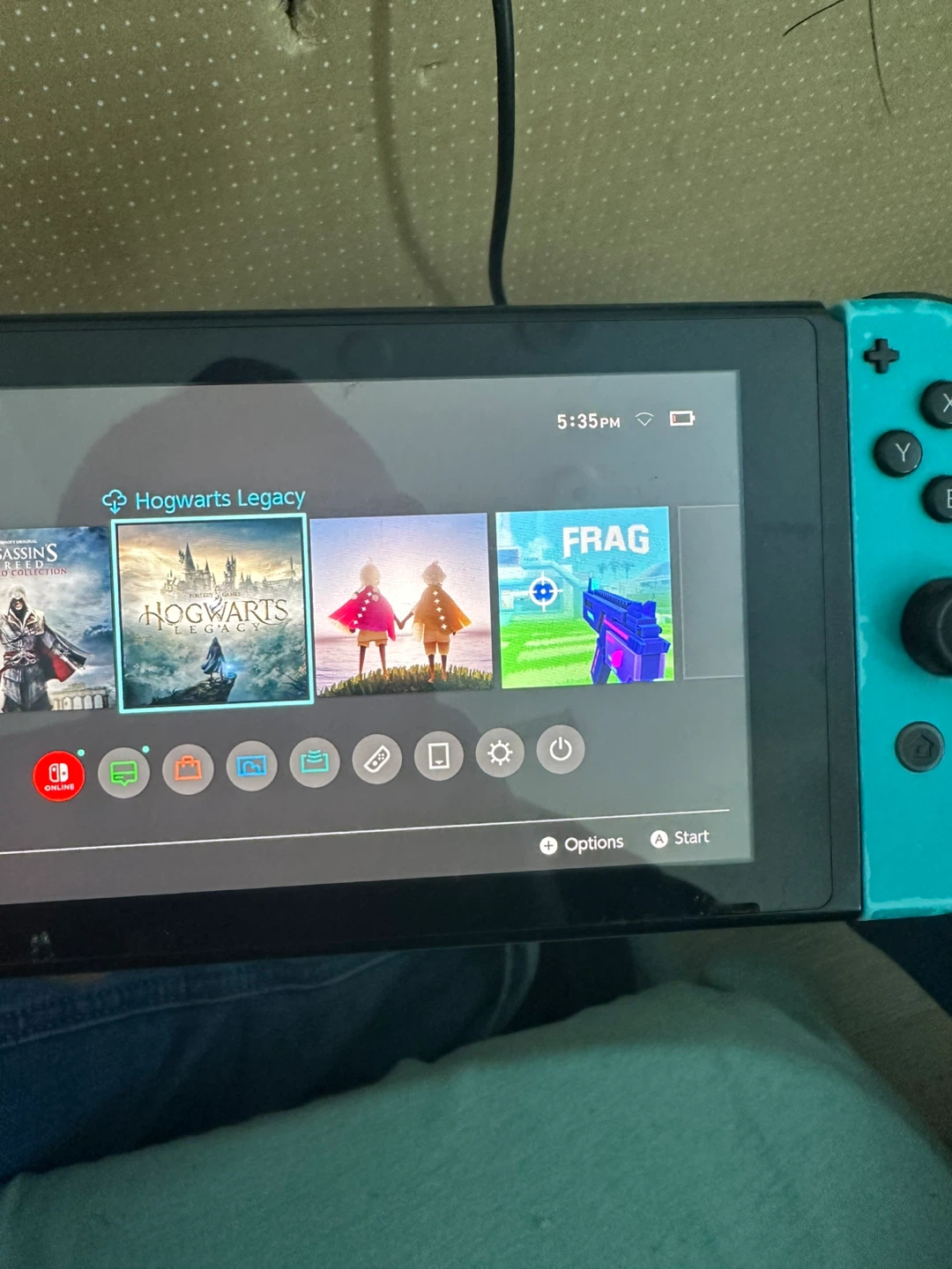 Nintendo Switch with Neon Blue and Red Joy-Cons - photo 3