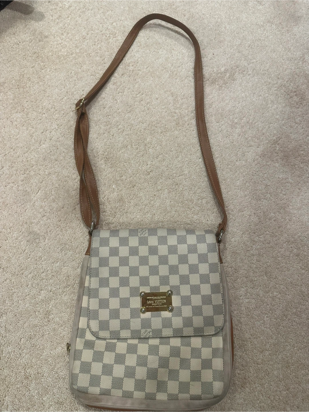 Louis Vuitton Damier Azur Shoulder Bag