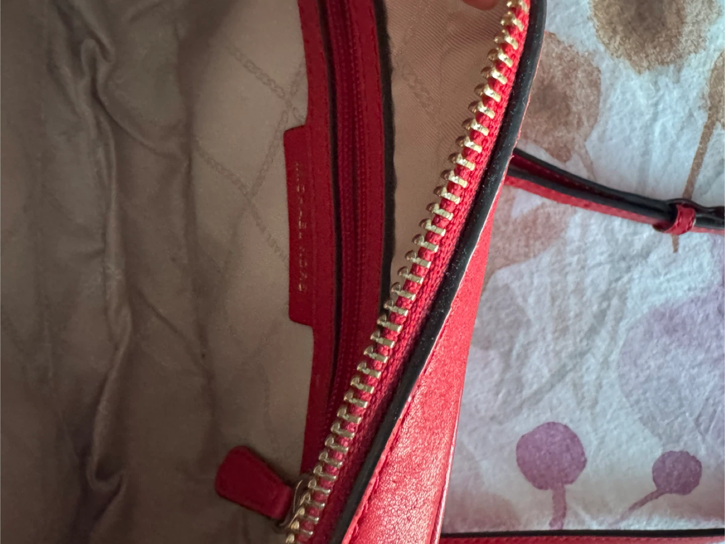 Michael Kors Red Leather Crossbody Bag - photo 4
