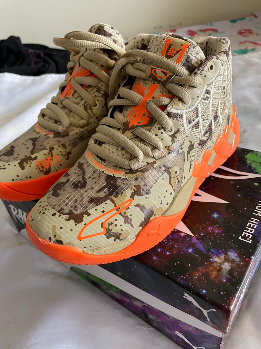 Puma Melo Rare Reserve Basketball Shoes - Size US 4.5 Junior - photo 5
