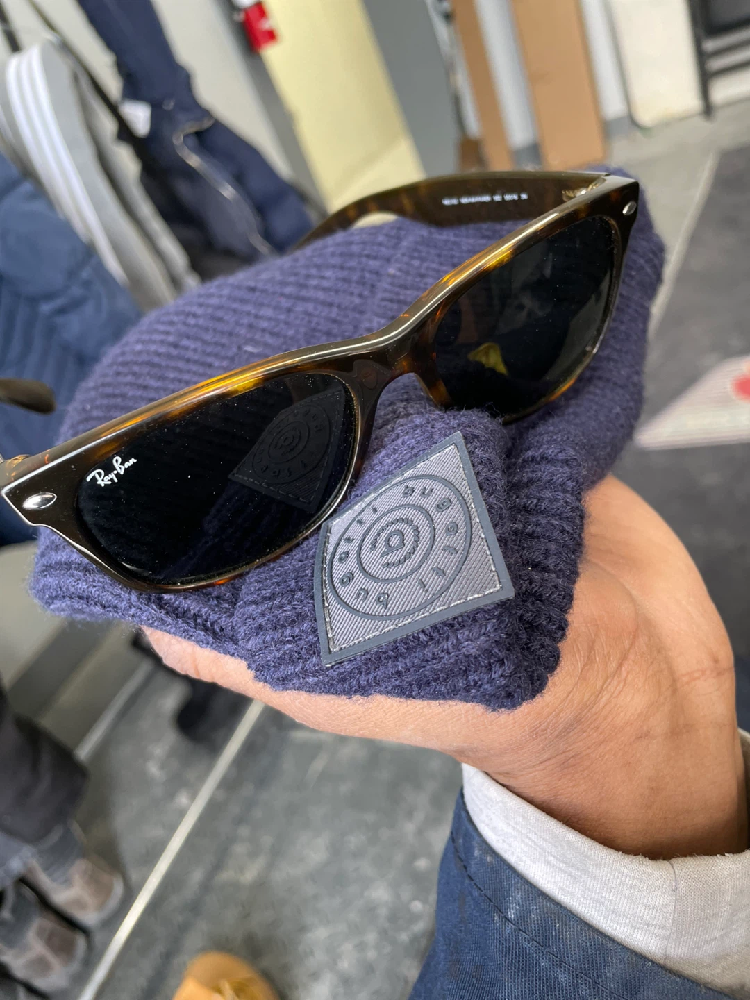 Ray-Ban New Wayfarer RB2132 55[]18 Sunglasses - photo 2