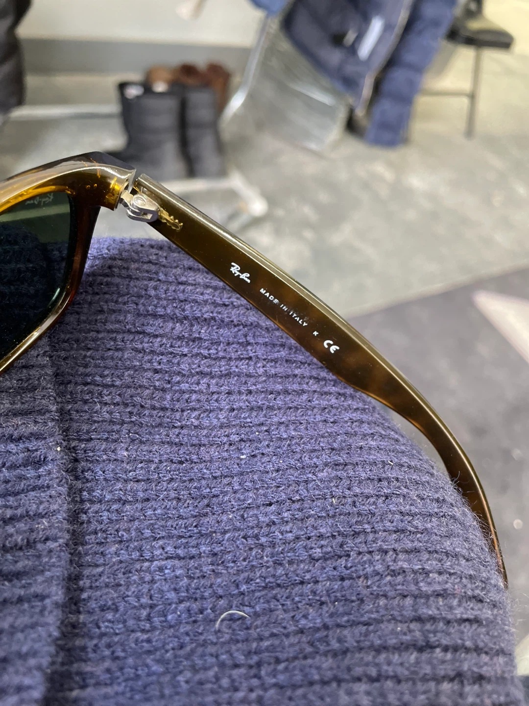 Ray-Ban New Wayfarer RB2132 55[]18 Sunglasses - photo 4