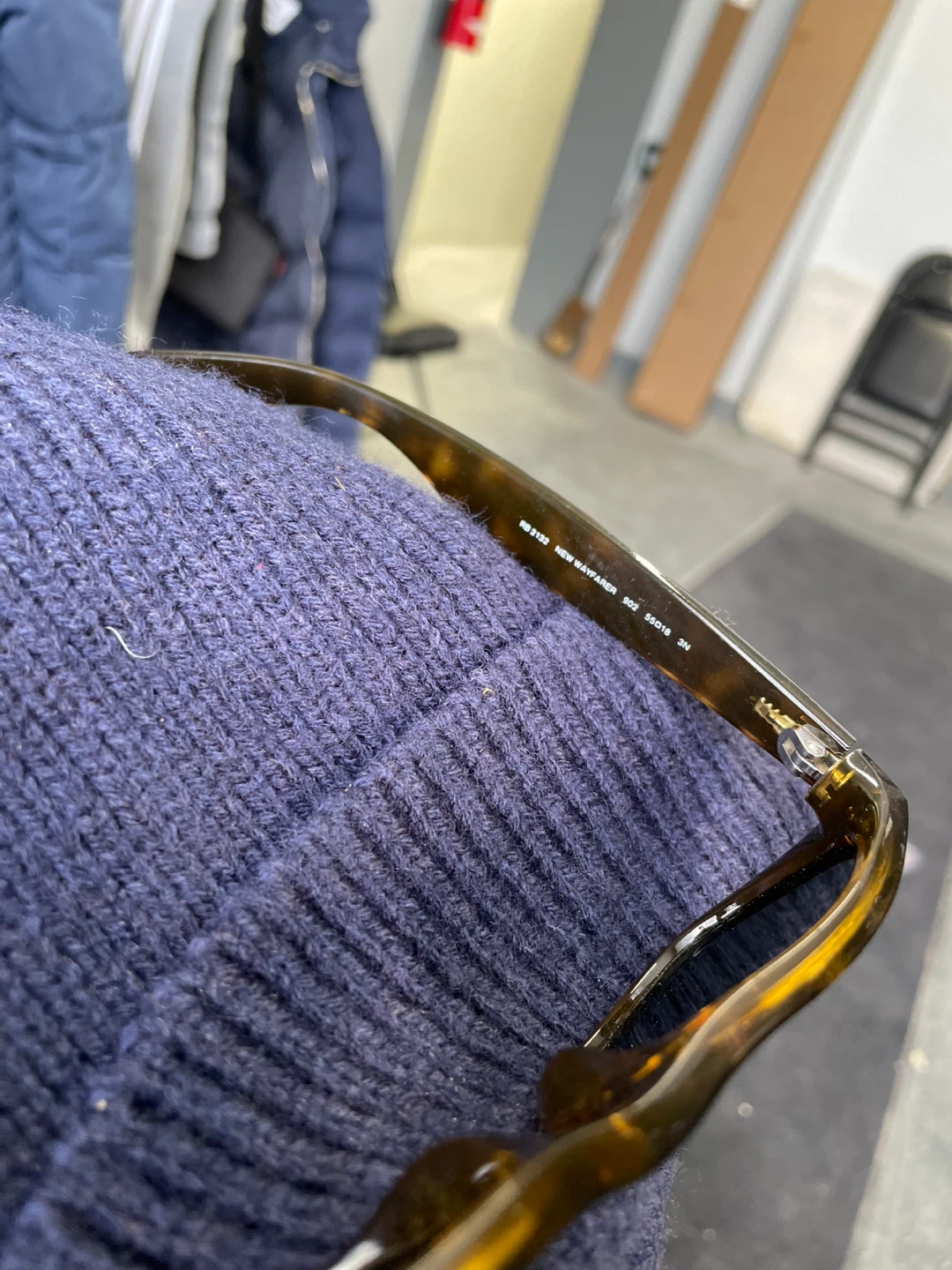 Ray-Ban New Wayfarer RB2132 55[]18 Sunglasses - photo 5