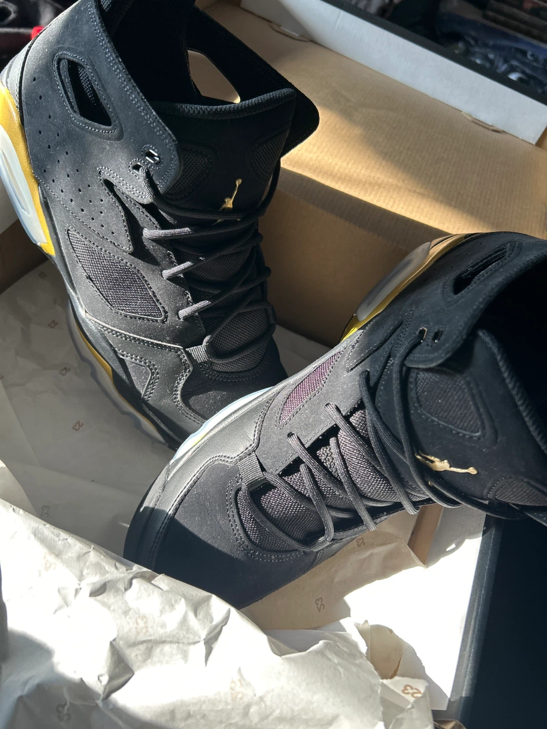 Air Jordan 6 Retro 'Black Metallic Gold' - Size 10 - photo 4