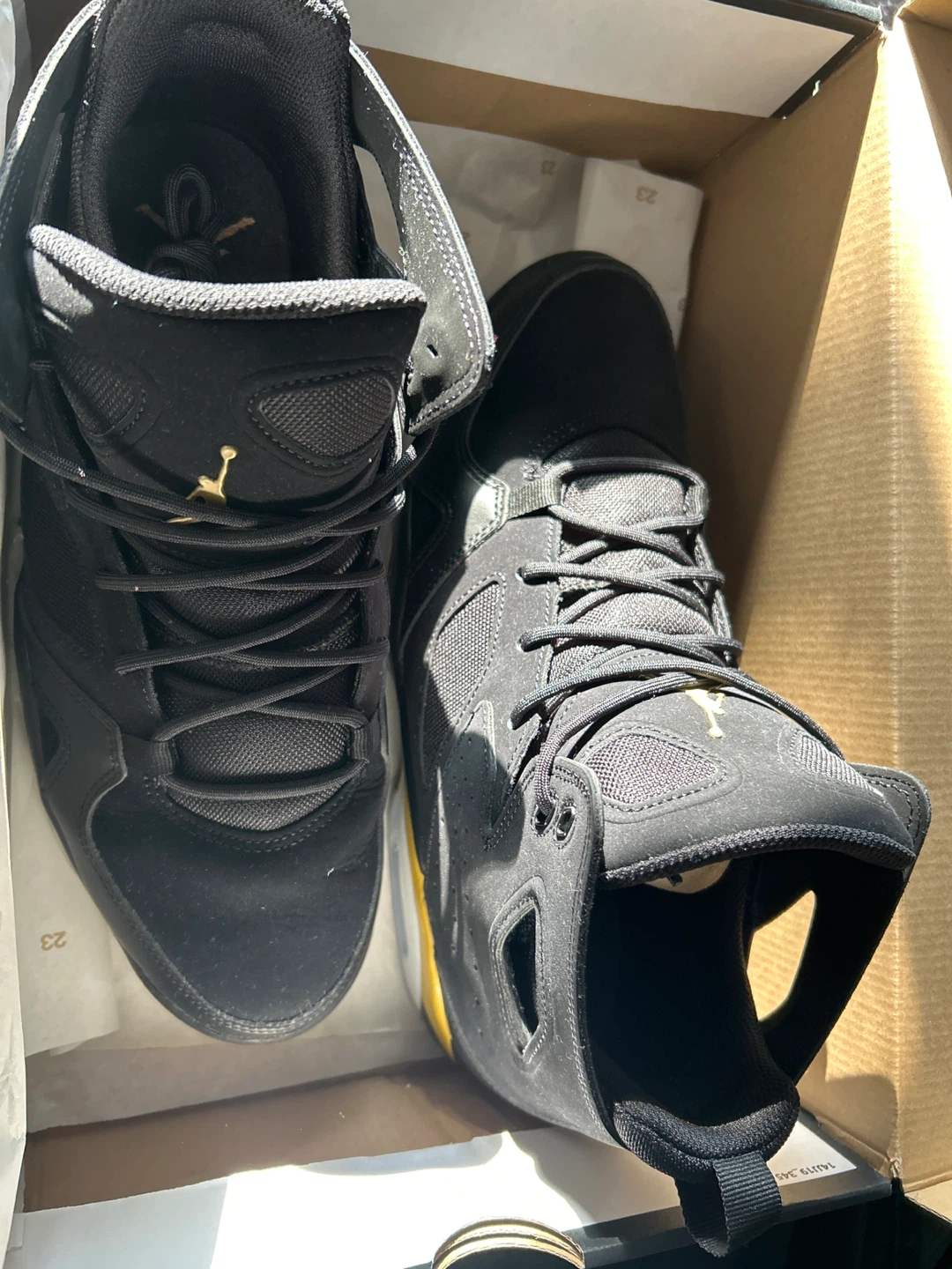 Air Jordan 6 Retro 'Black Metallic Gold' - Size 10 - photo 2