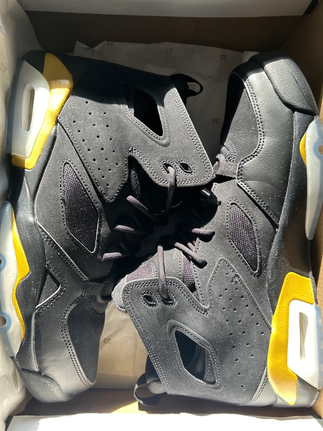 Air Jordan 6 Retro 'Black Metallic Gold' - Size 10