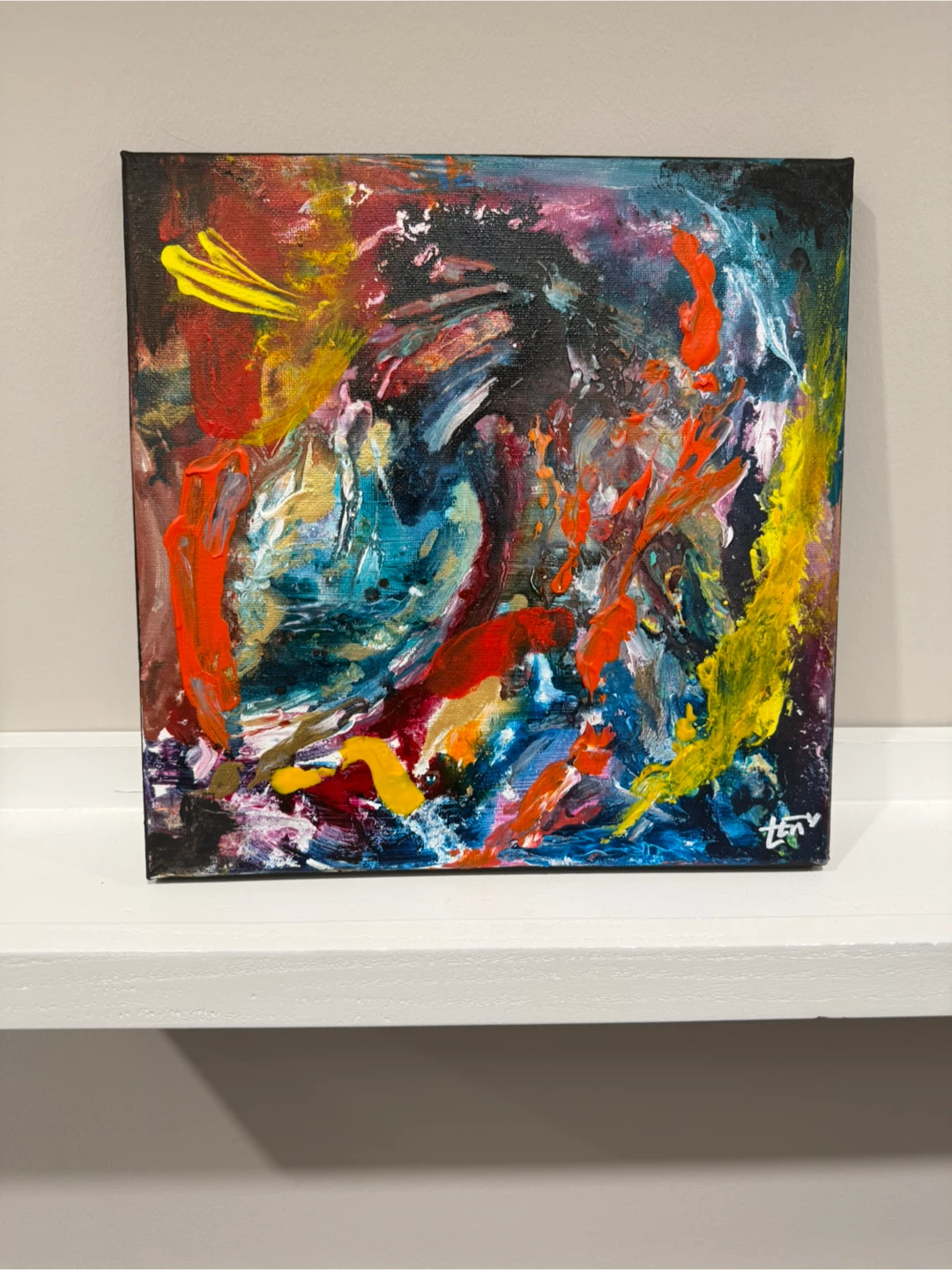 Original Abstract Art - Poseidon’s Fury - photo 2