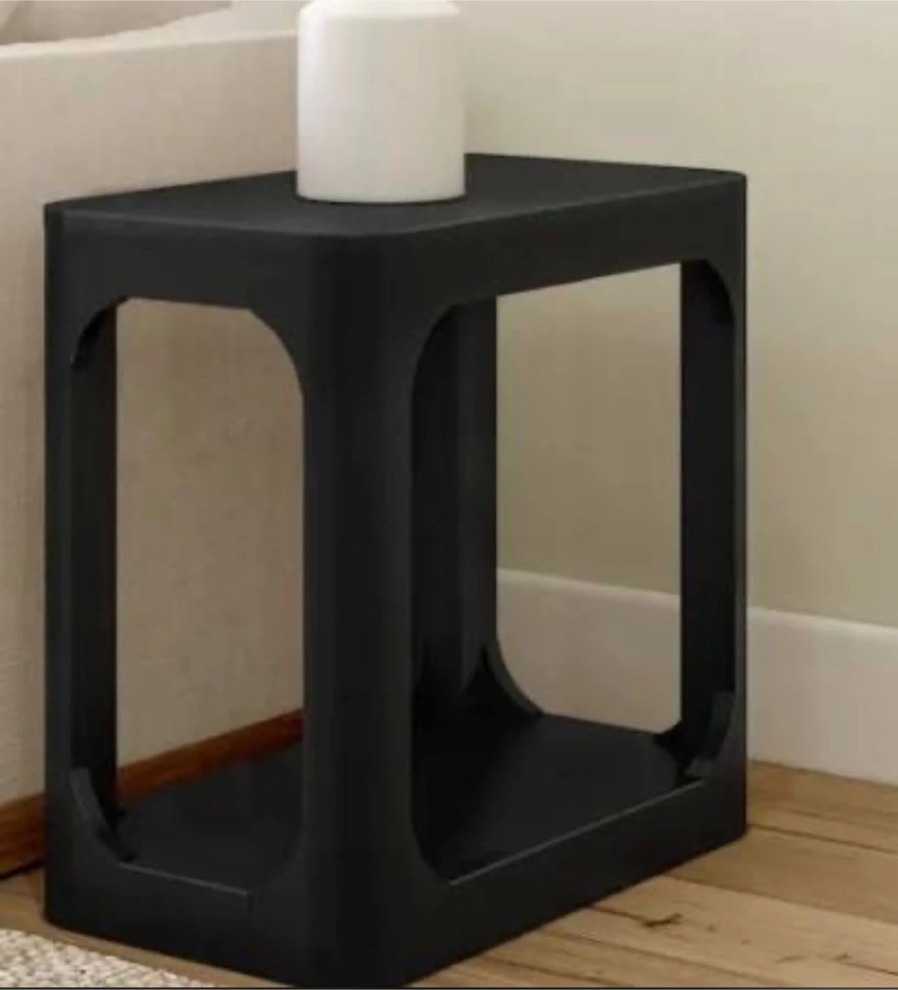 Plank and Beam Black Wood Side & Console table set - photo 5