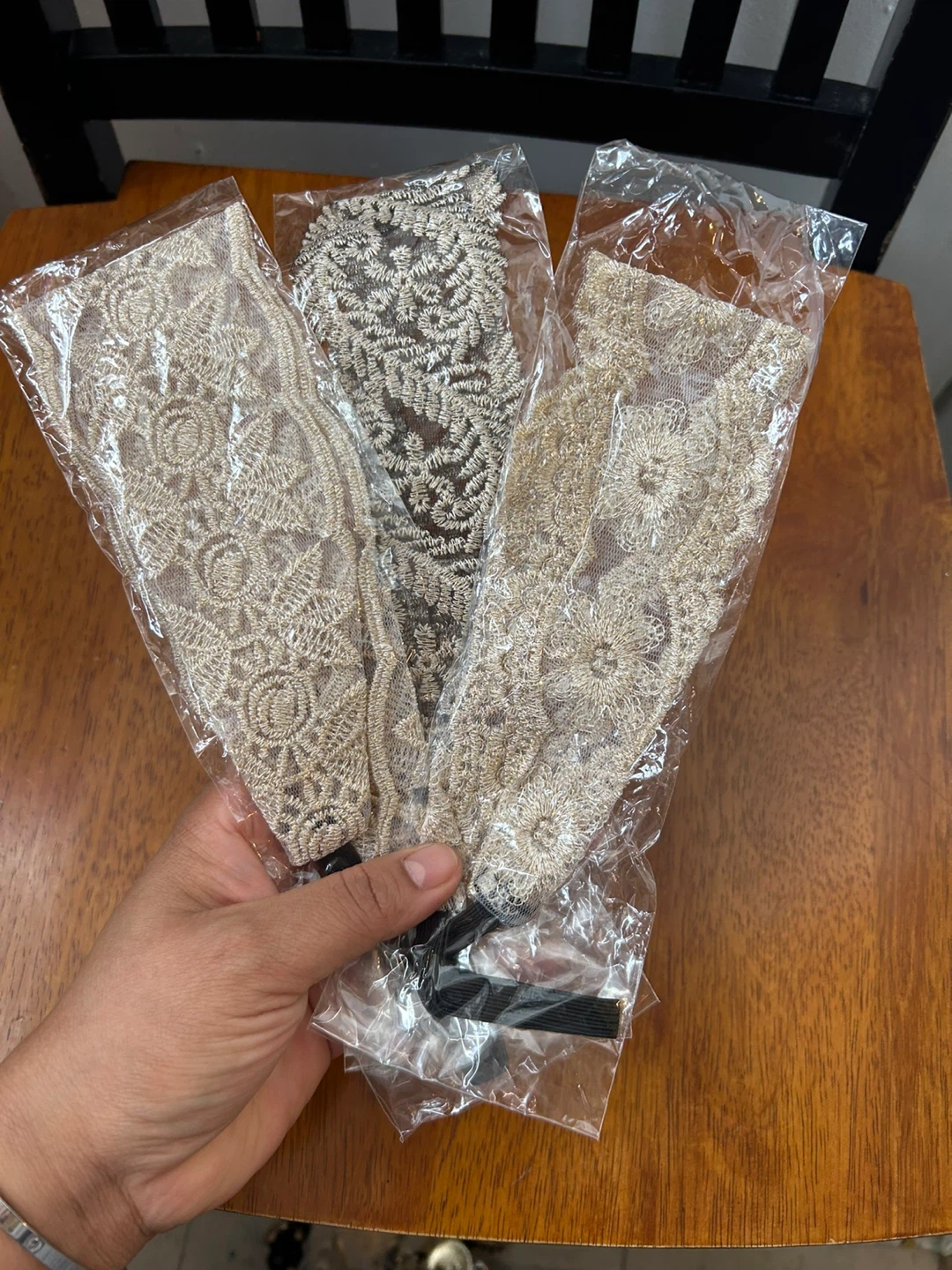 New lace heads 3 for $5 🥕