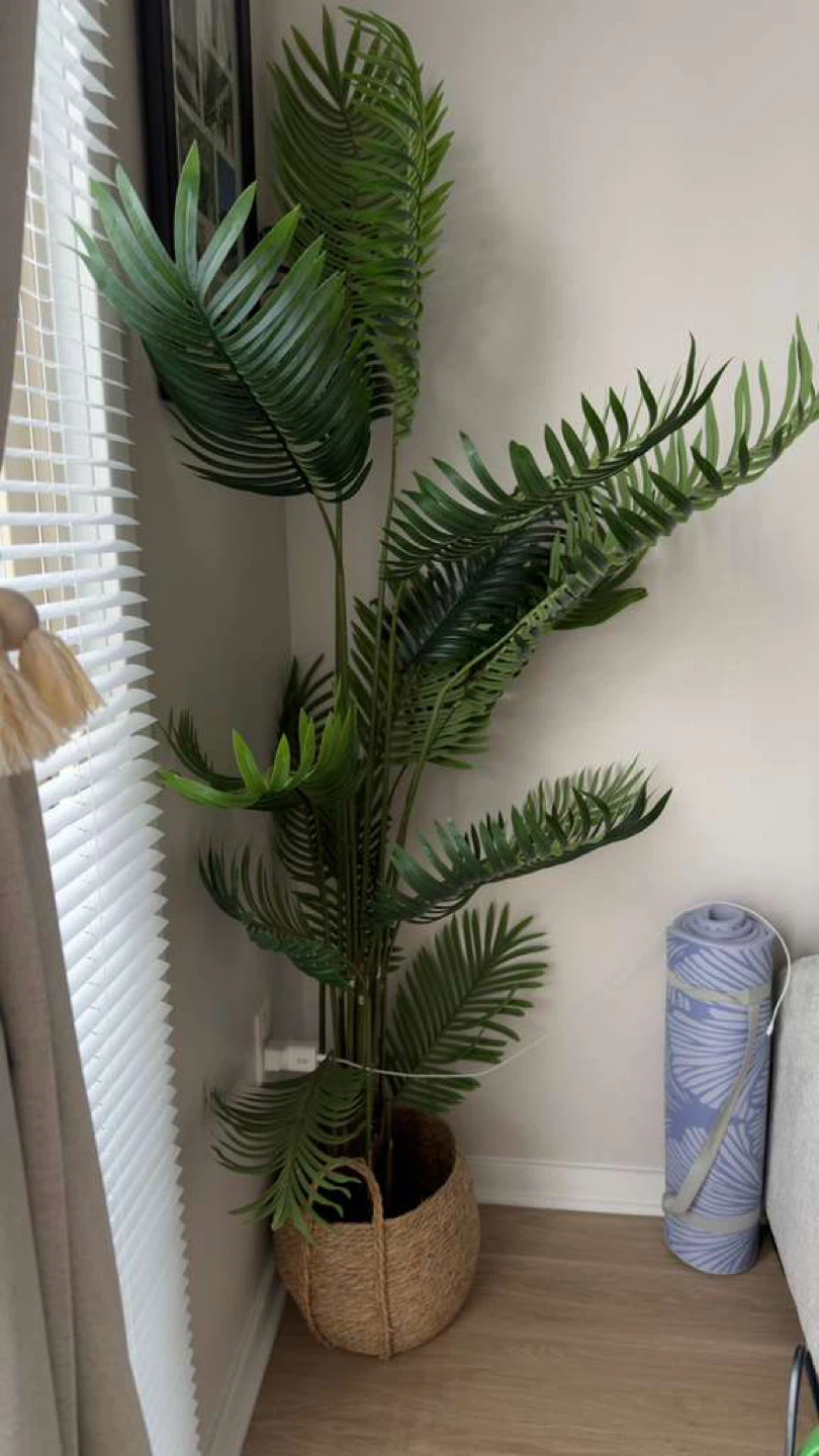Faux Palm Tree in Basket