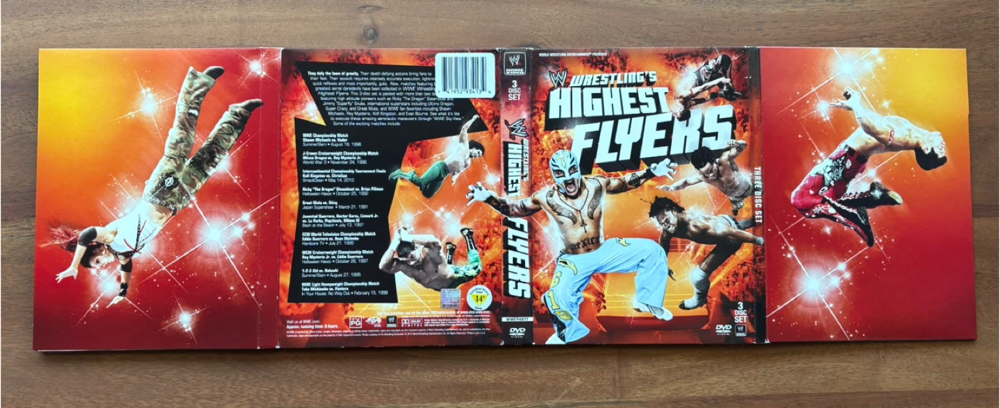 WWE Wrestling's Highest Flyers 3-Disc DVD Set - photo 4