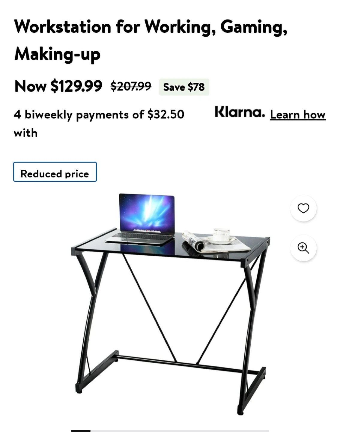 Workstation for Working, Gaming, Making-up
