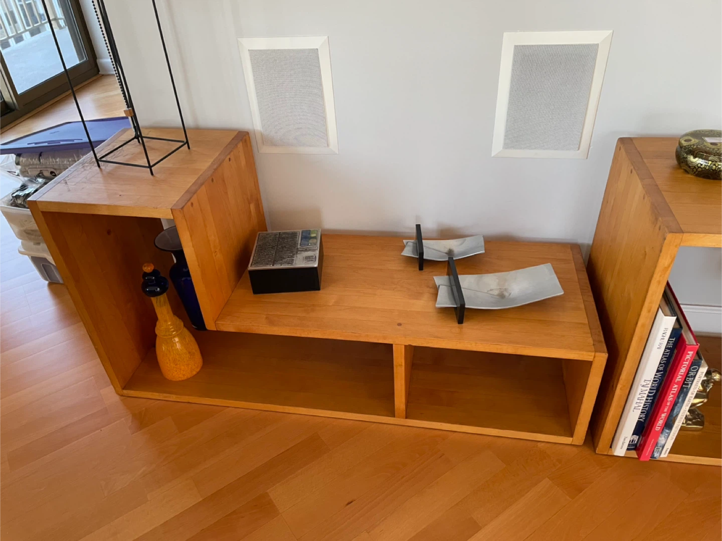 Mid-century Modern 2-piece Danish Modular Bookcase / Shelf - photo 2