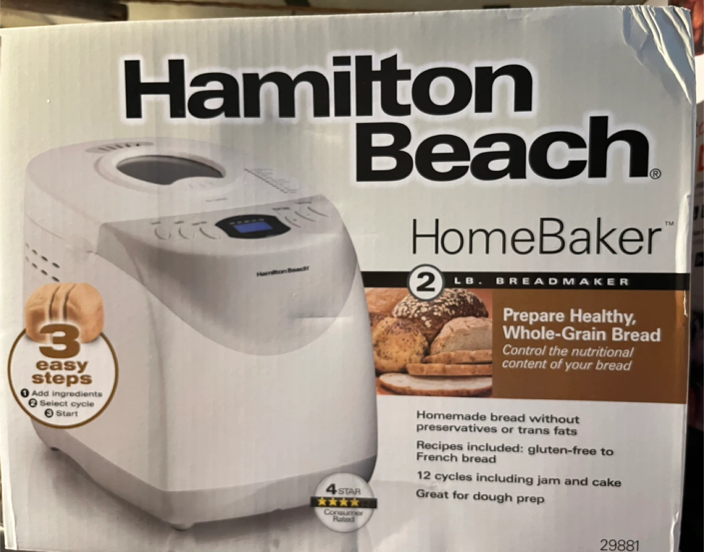 Hamilton Beach HomeBaker Bread Maker