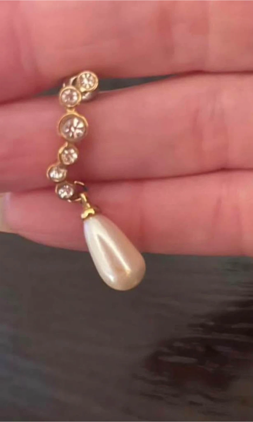 Pearl Drop Earrings vintage - photo 4