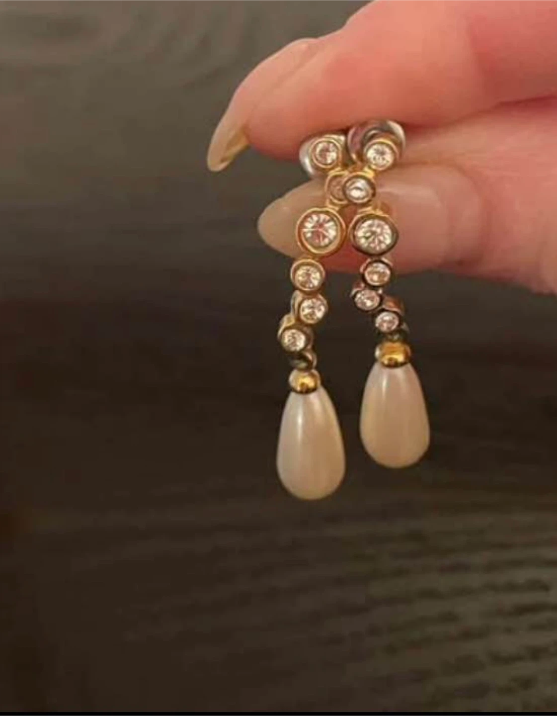 Pearl Drop Earrings vintage