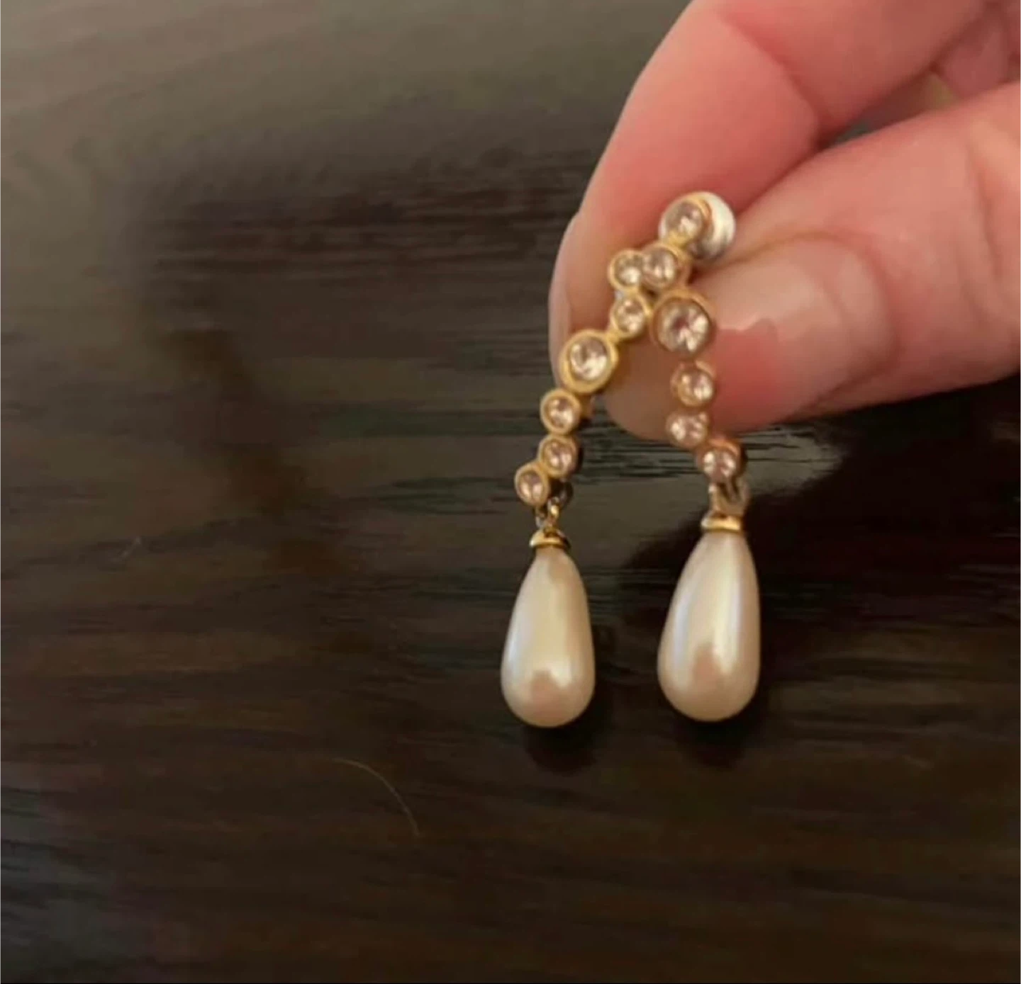 Pearl Drop Earrings vintage - photo 2