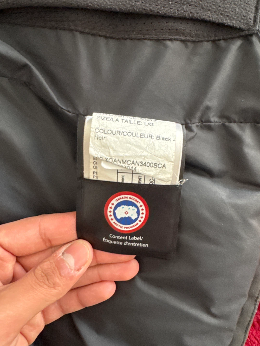 Canada Goose Down Parka - Black - Size L (14-16) - photo 3