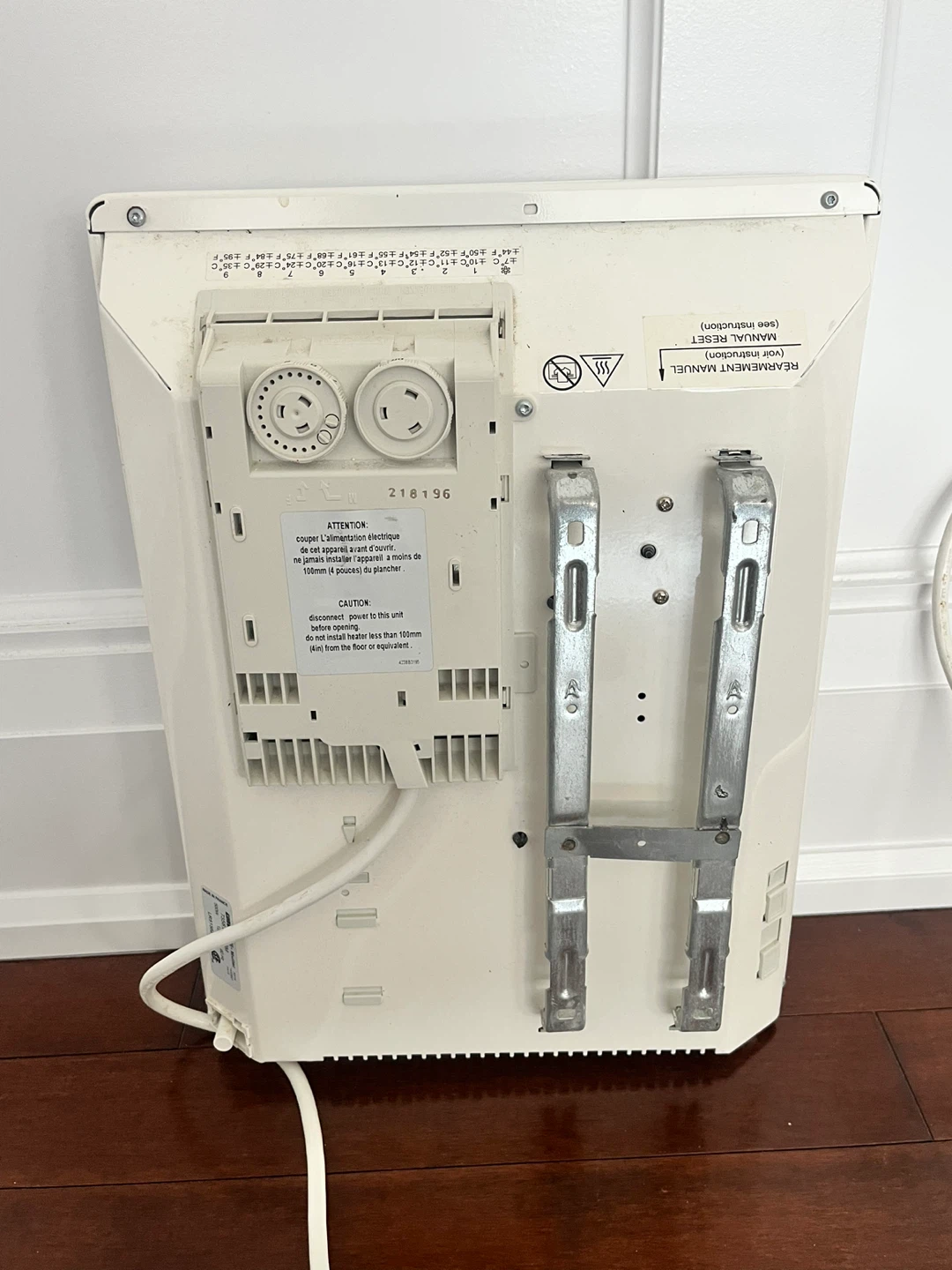 Convectair 16 1/2-inch wall mountable heater - photo 3