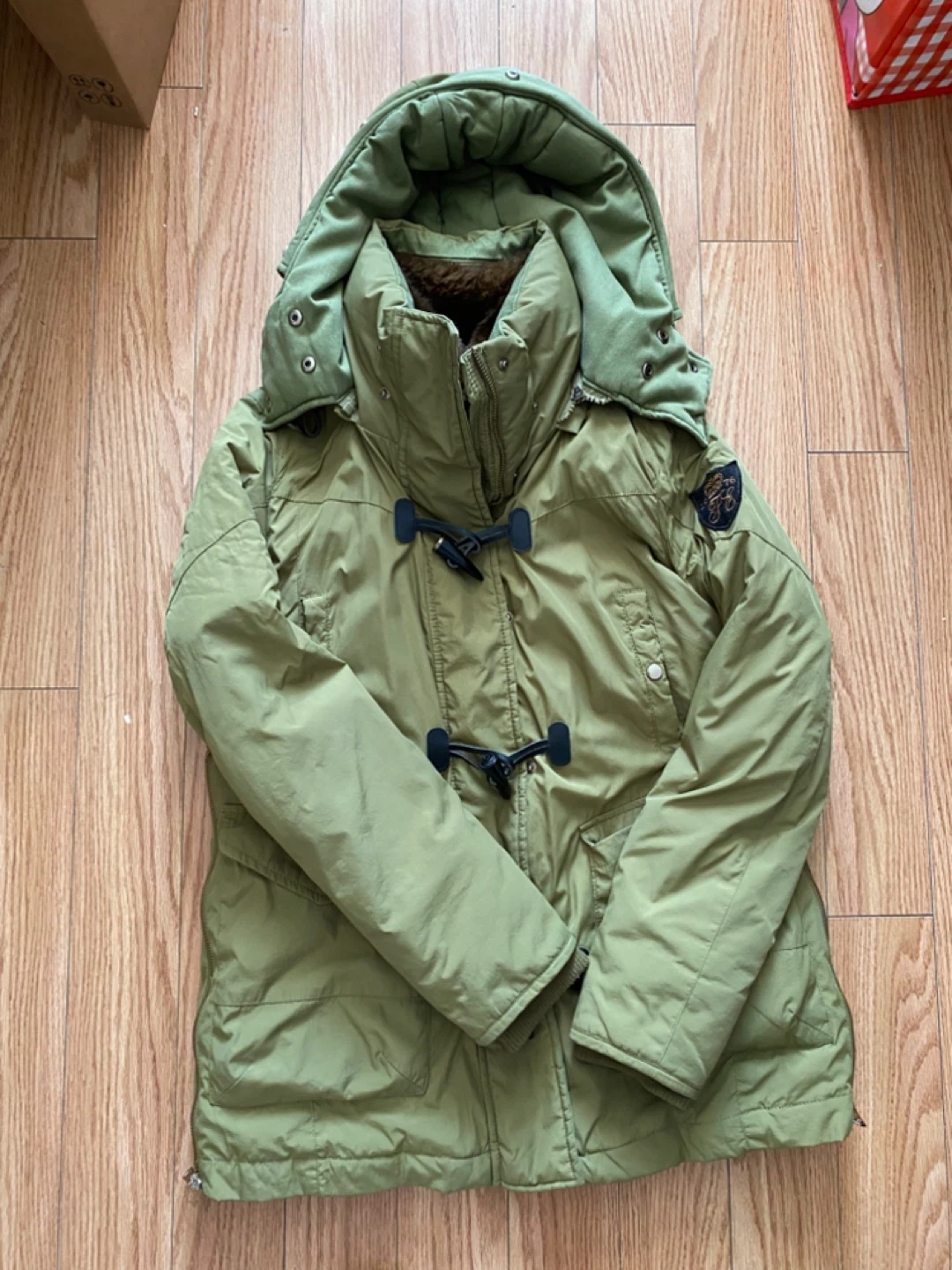 Zara Basic Green Women Winter Down Jacket Size S