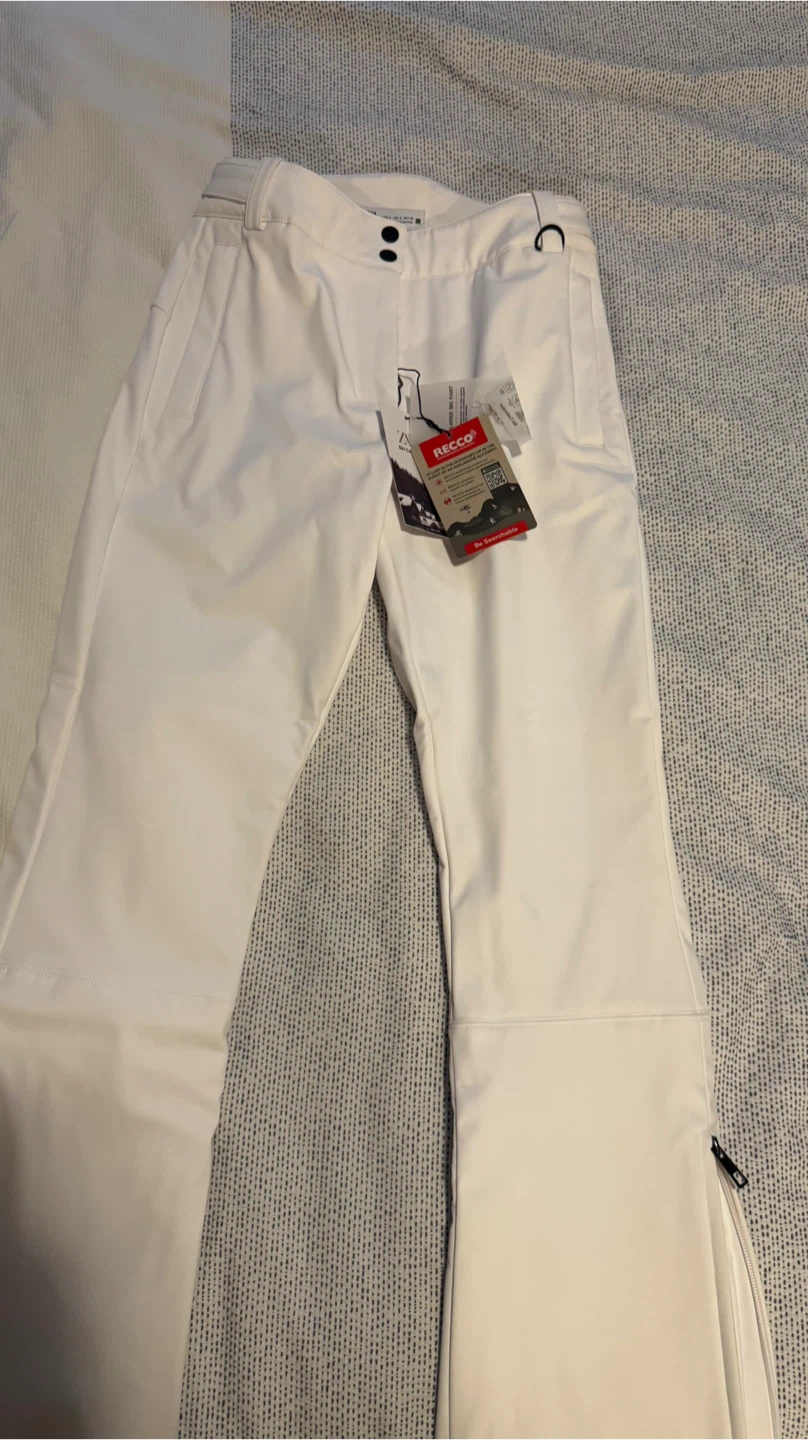 Ski pants white  - New with tags - Size Medium