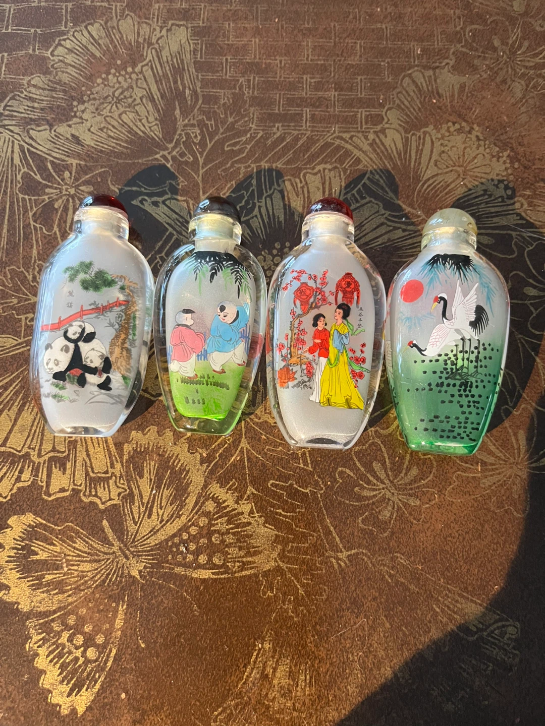 Vintage Reverse Painted Snuff Bottles - photo 3