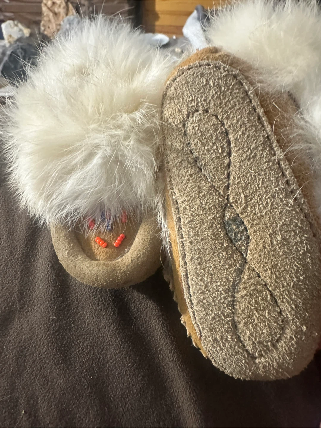 Handmade Fur Moccasins - photo 2