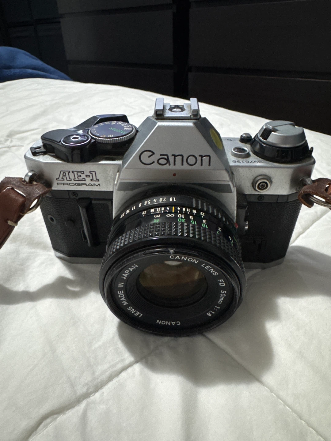 Canon AE-1 Program 35mm Film Camera w/ 50mm Lens