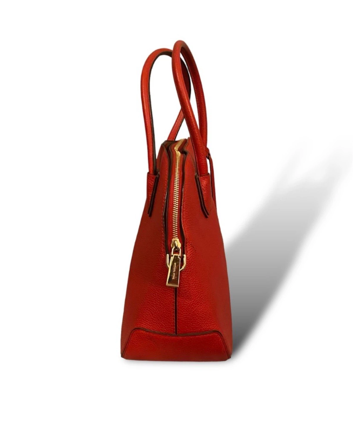 Michael Kors Red Leather Dome Satchel - photo 3