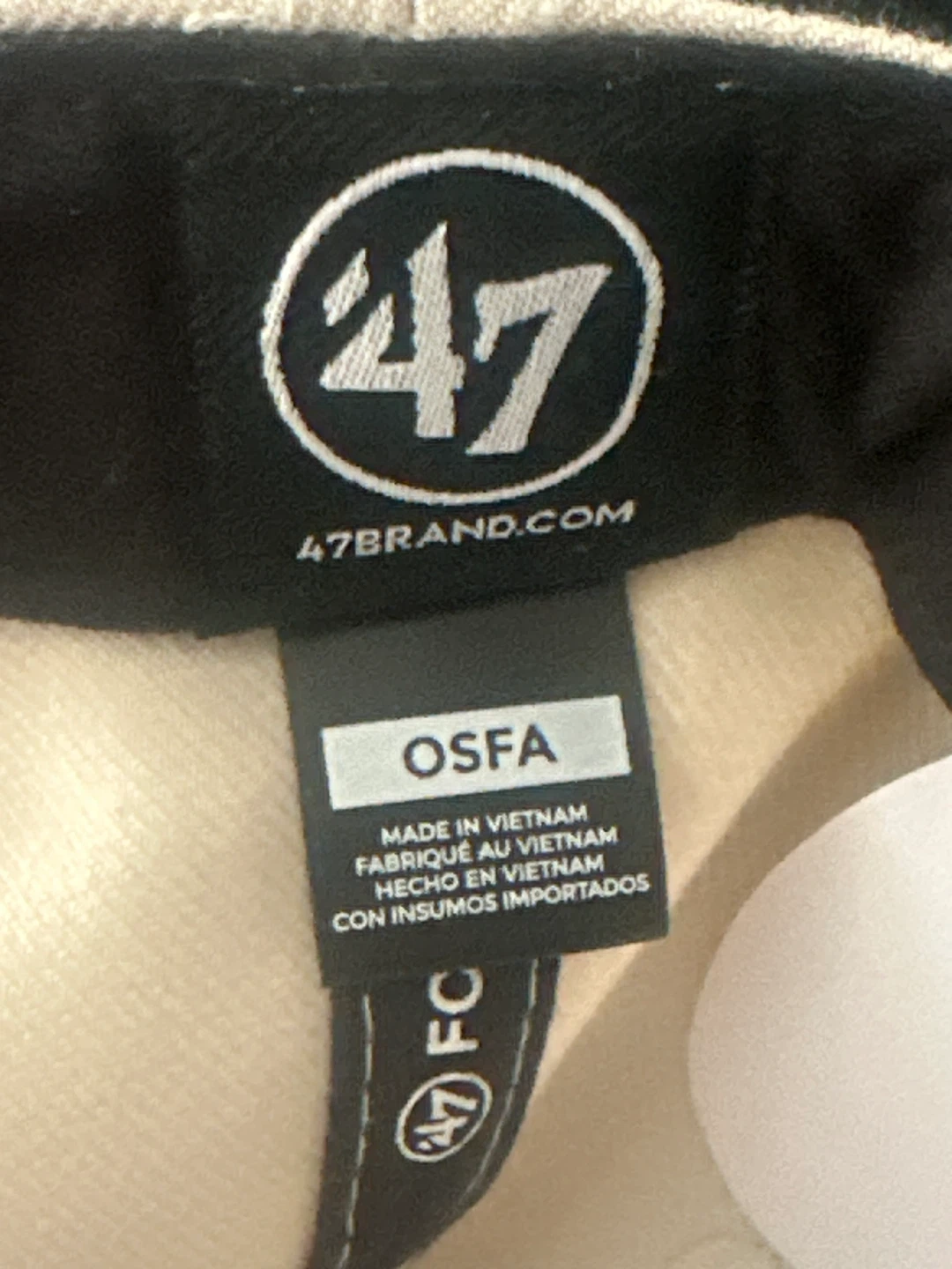 47 Brand Knicks Ballpark Offside Cream Hat - OSFA - photo 5