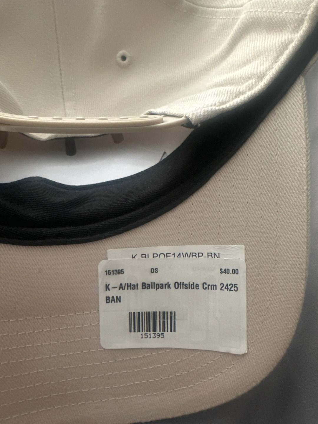 47 Brand Knicks Ballpark Offside Cream Hat - OSFA - photo 2