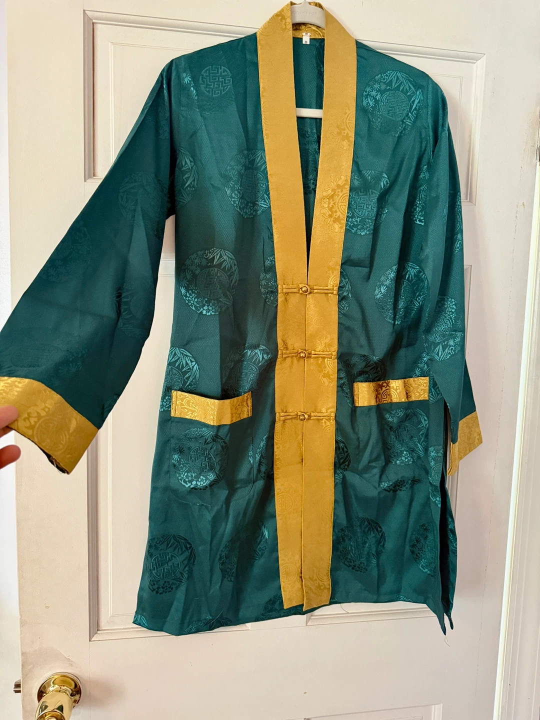 Green & Gold Asian Style jacket (New!)