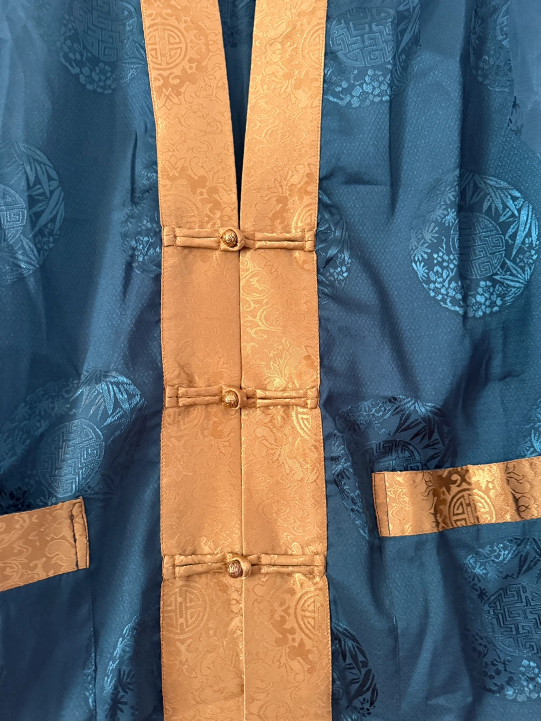 Green & Gold Asian Style jacket (New!) - photo 3