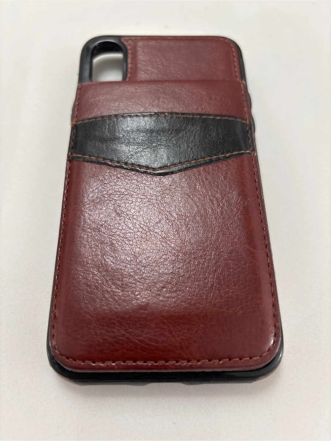 iPhone XS Max Brown Leather Wallet Case - photo 5