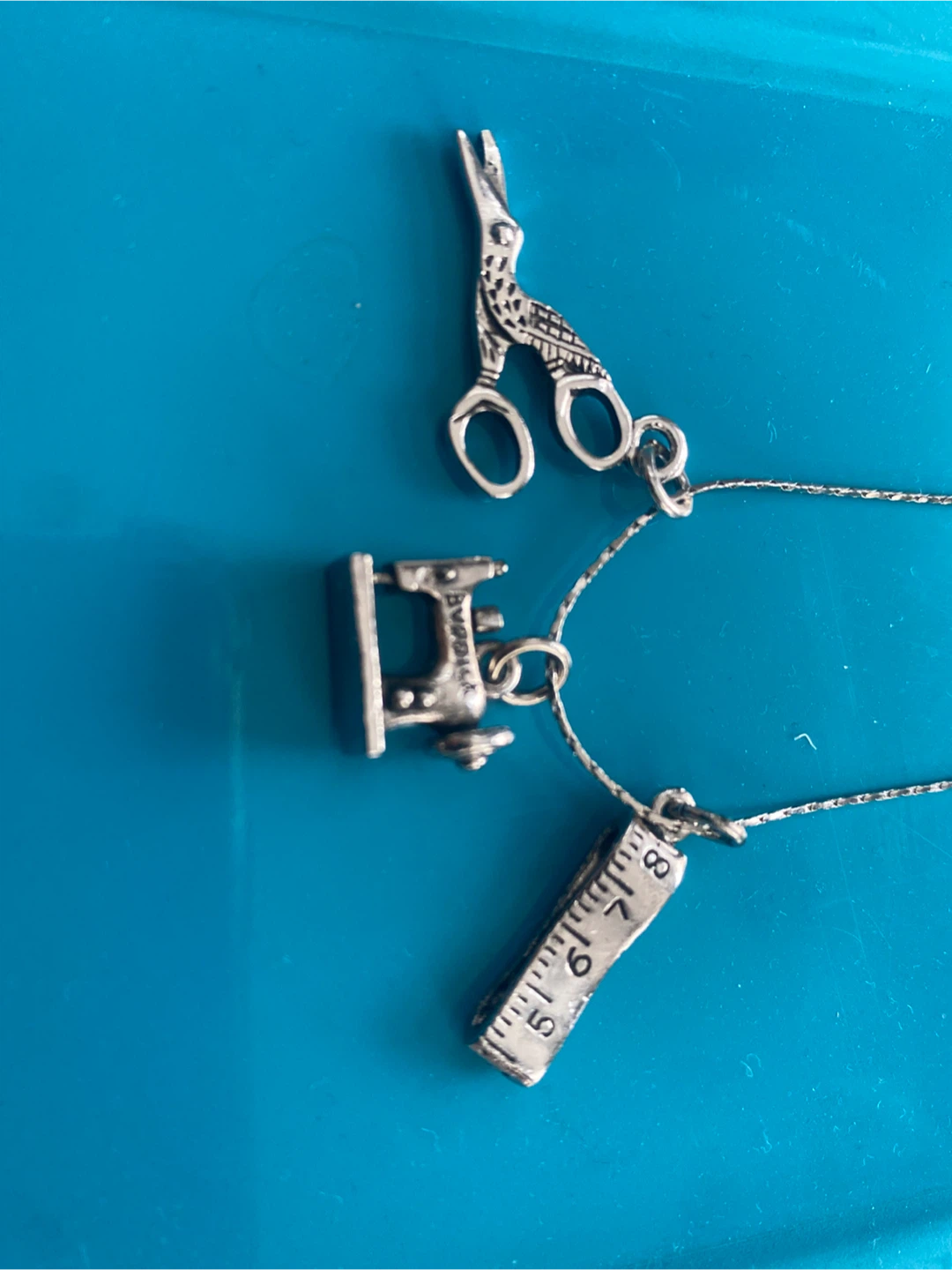 Sewing Charm Necklace