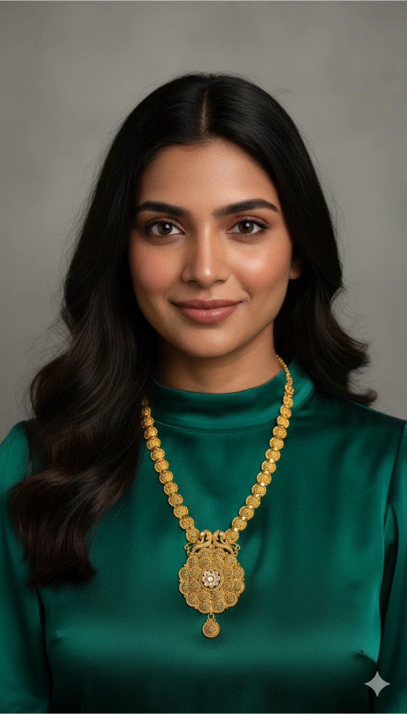 Necklace with gold detailing - photo 2