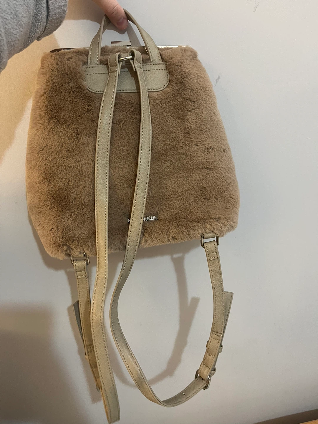 Enzo Angiolini Faux Fur Mini Backpack - photo 2