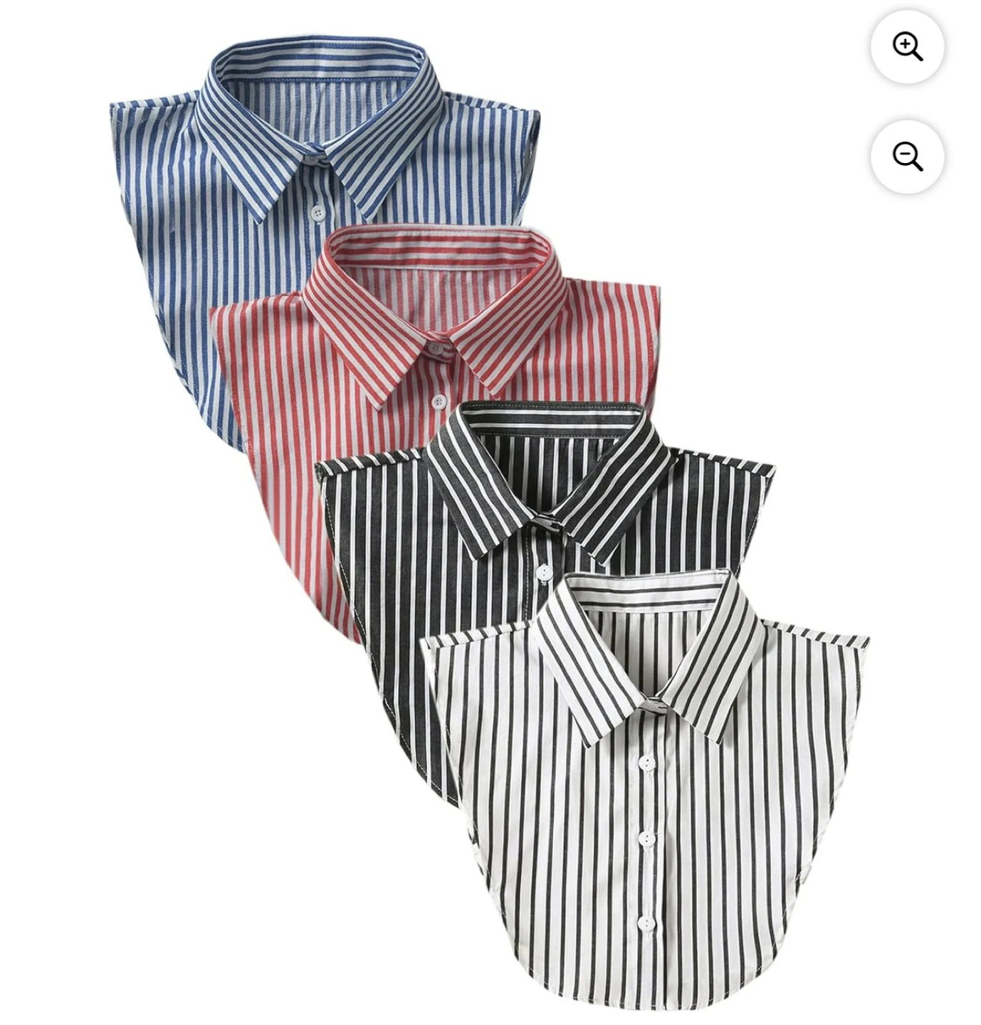 Detachable Dickey Collars - 4 Pack