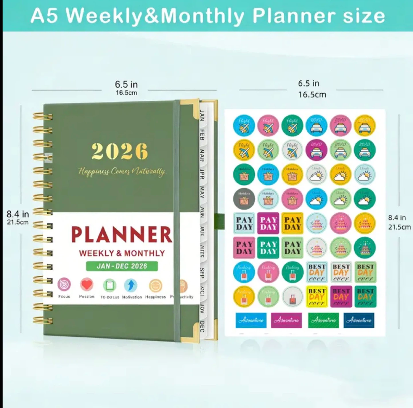 2026 Weekly & Monthly Planner - photo 2
