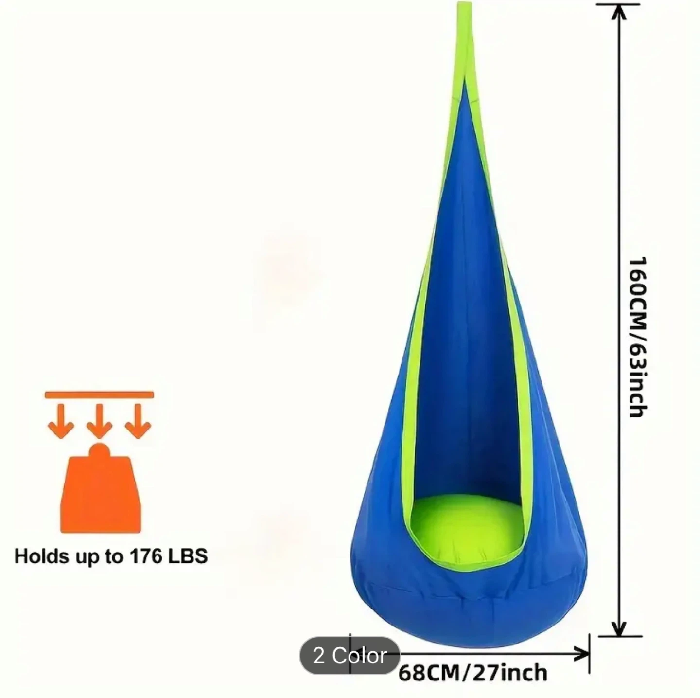 Hanging Hammock Chair - green - photo 4