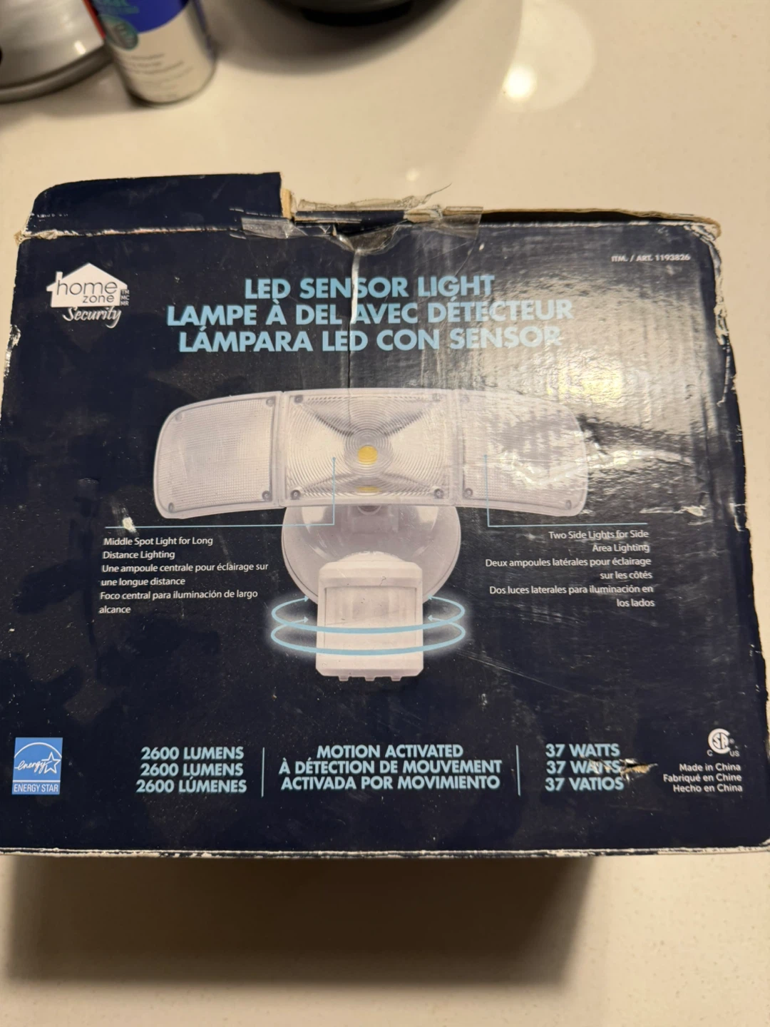 Home Zone Security LED Sensor Light - New in Box! - photo 2
