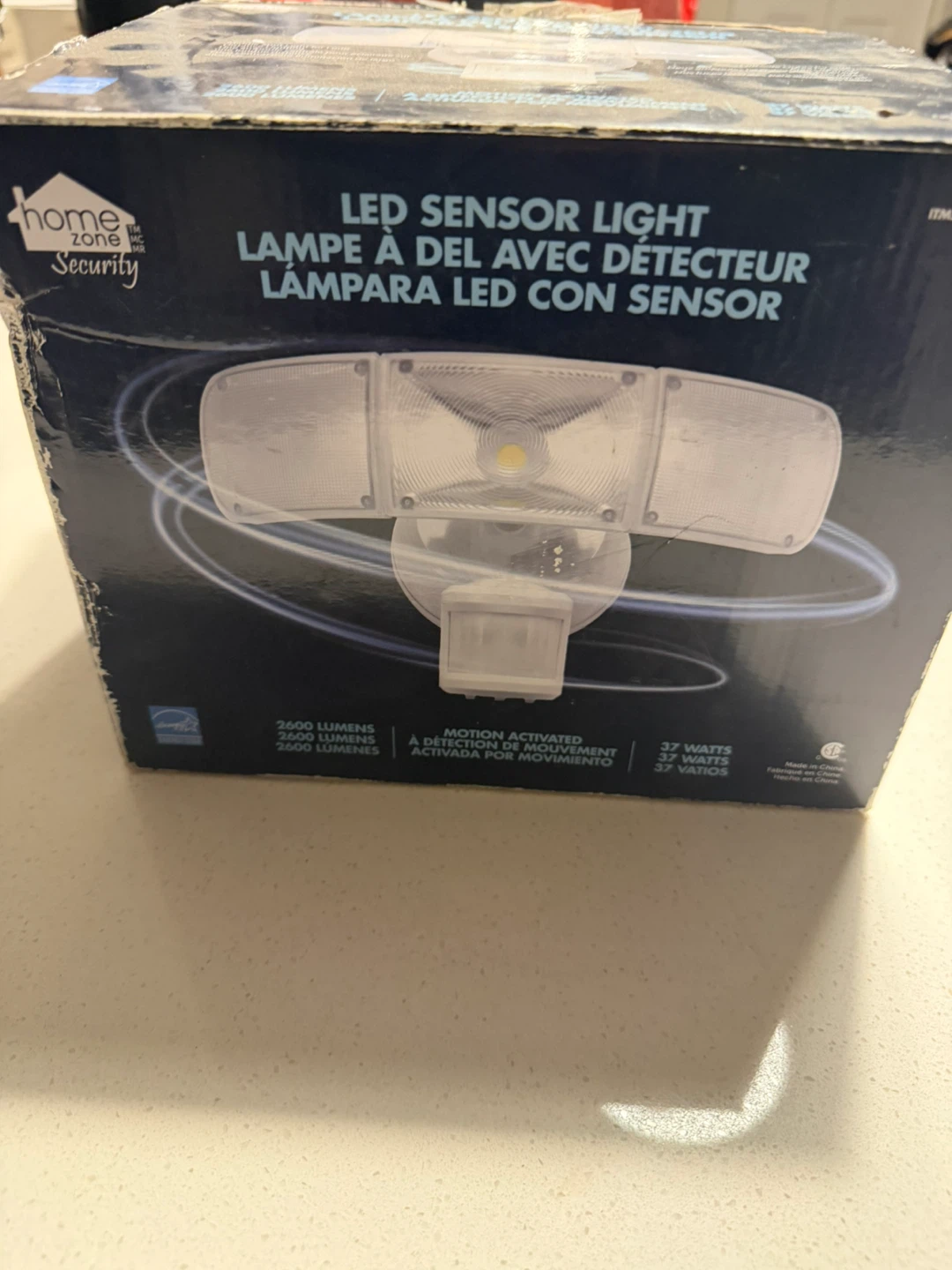 Home Zone Security LED Sensor Light - New in Box!