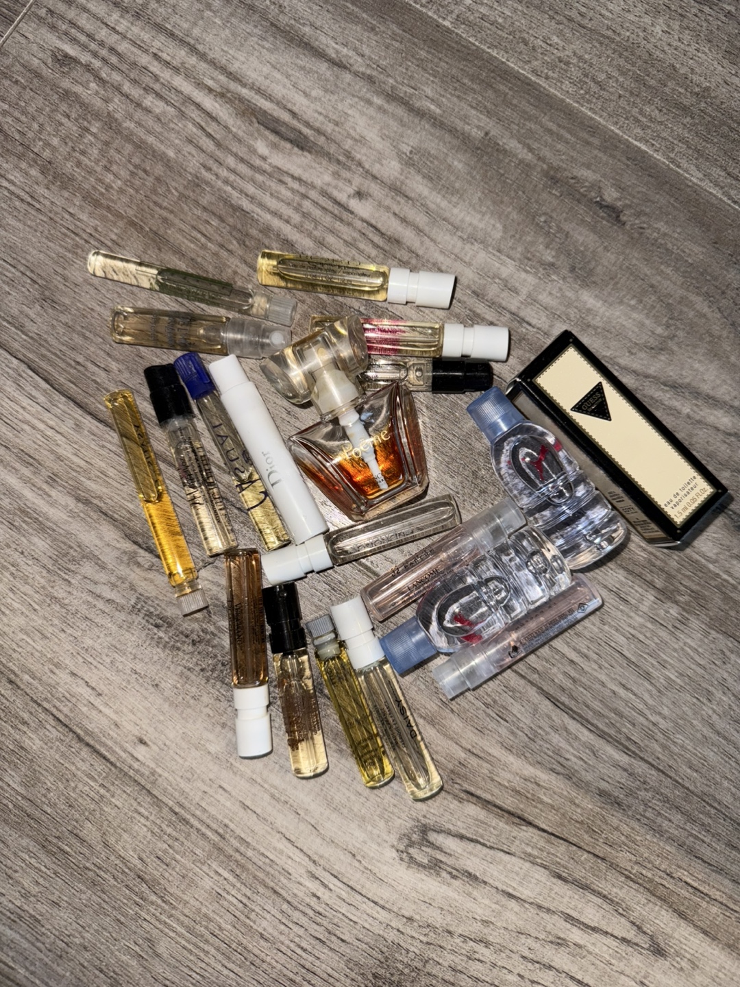 Designer Perfume Sample Lot - Dior, Lancome, Guess, Daisy