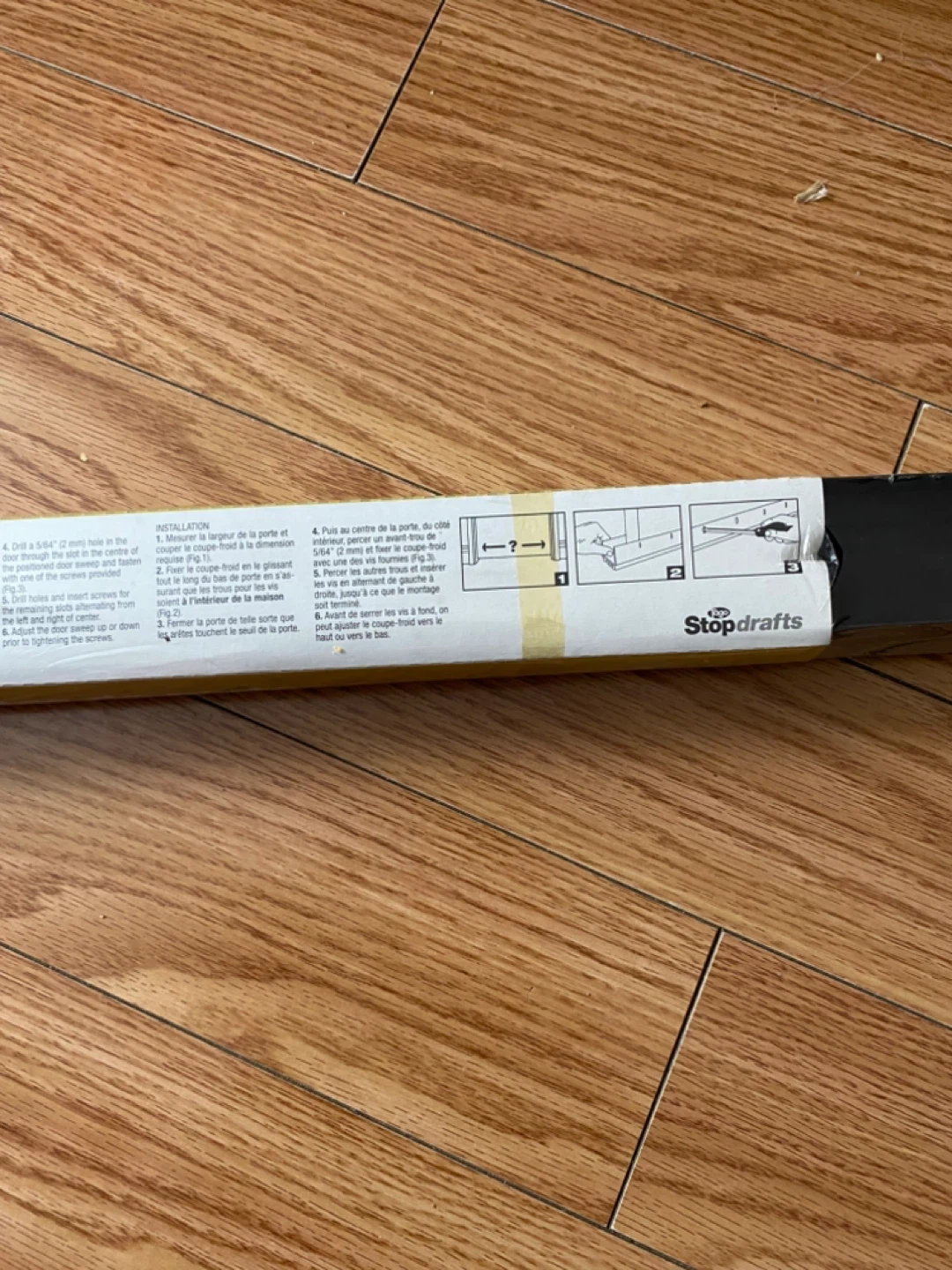 Brand New Stopdrafts Vinyl U-Shape Door Sweep - 36" - photo 3