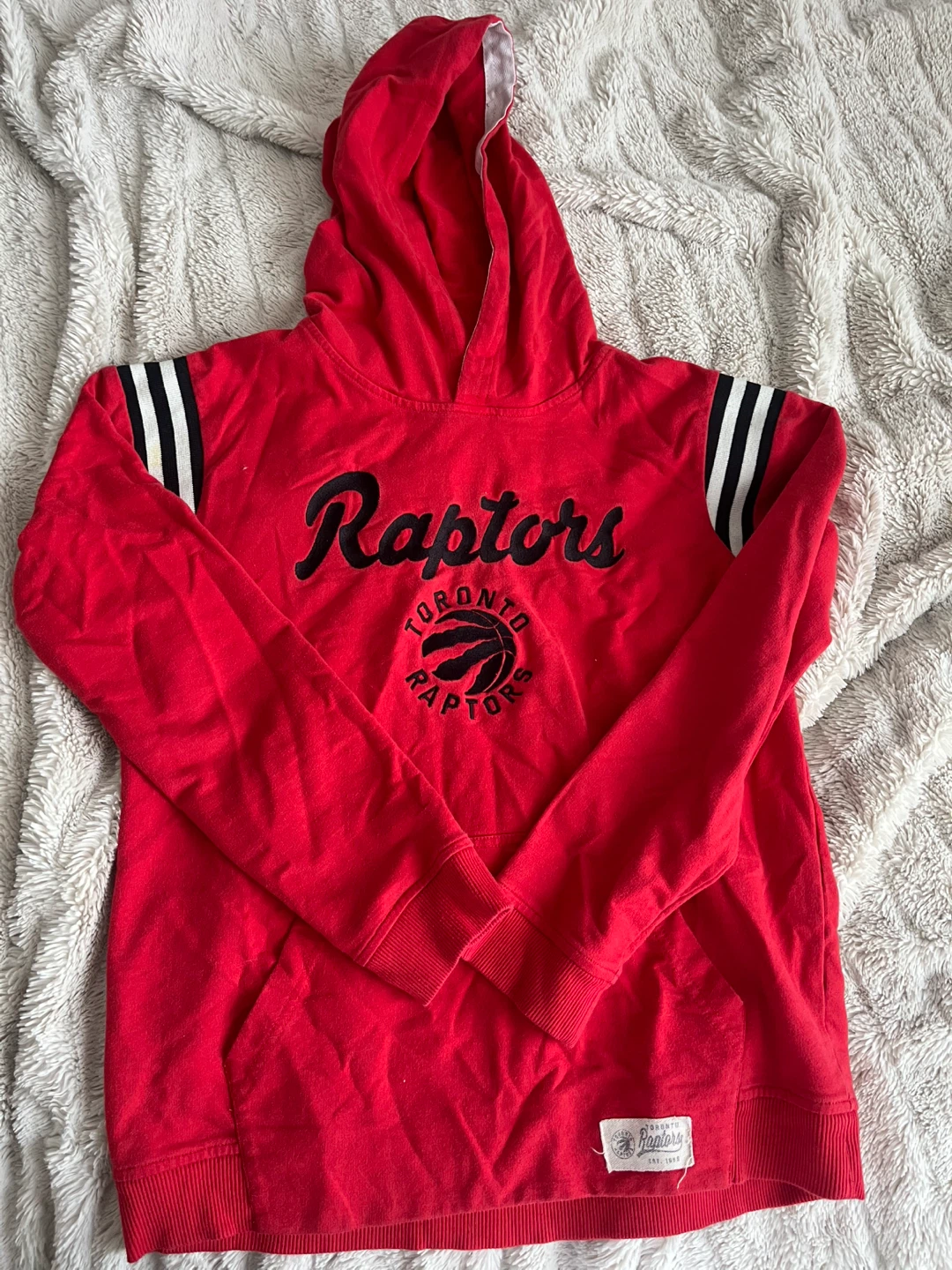 Raptors hoodie, youth LG