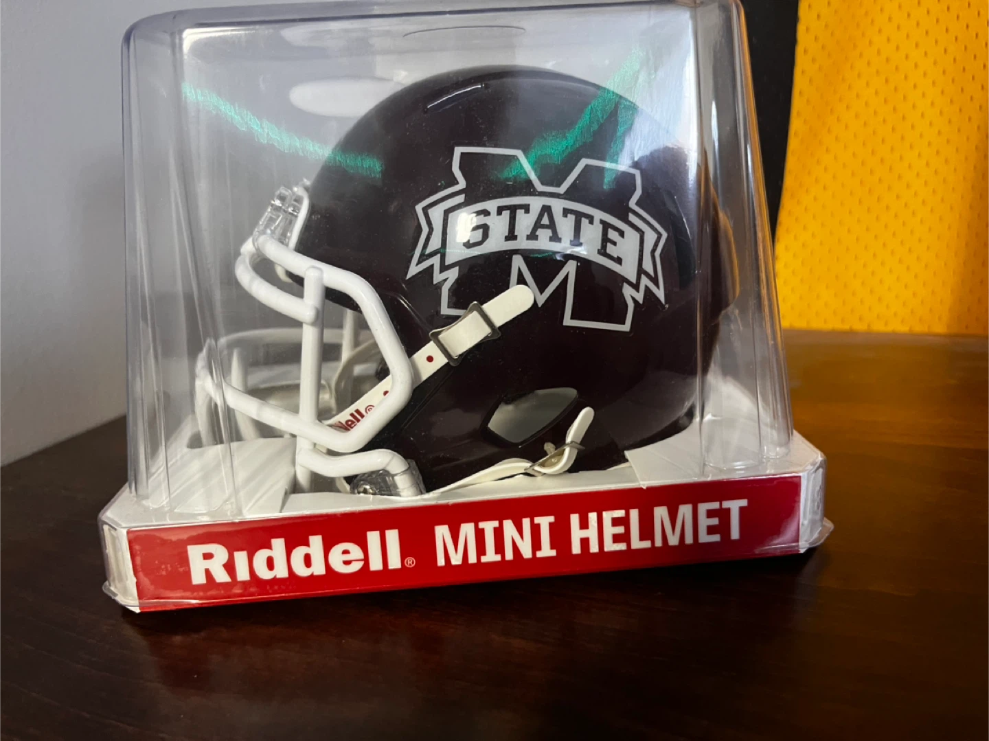 Riddell Mini Helmet - Mississippi singed helmet
