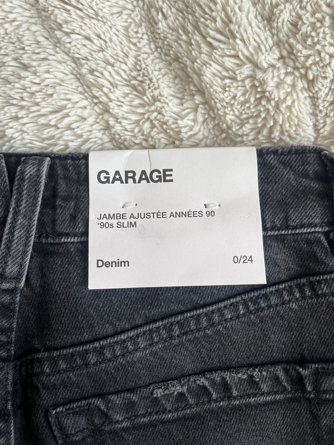 BNWT Garage 90’s slim black jeans - photo 2