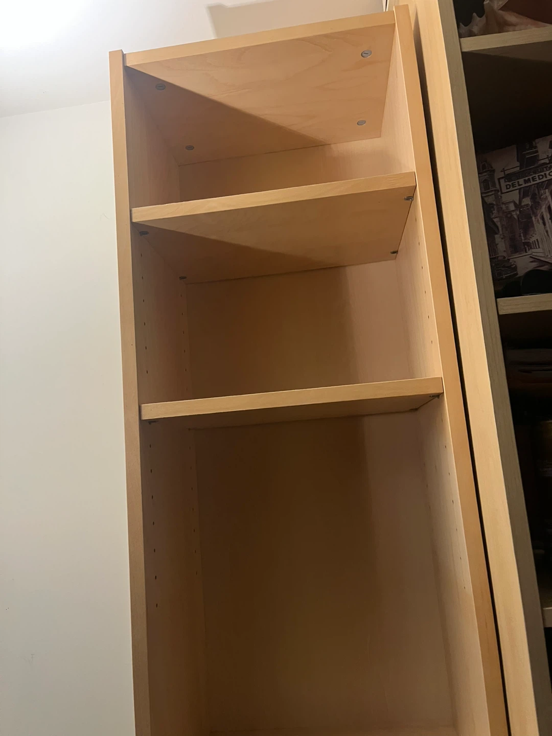 Wooden Bookcase Shelving Unit